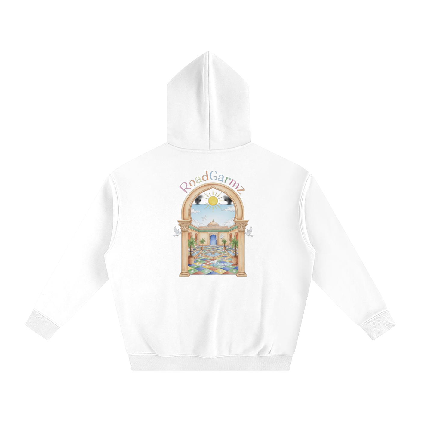 Black Paradise Fleeced Hoodie