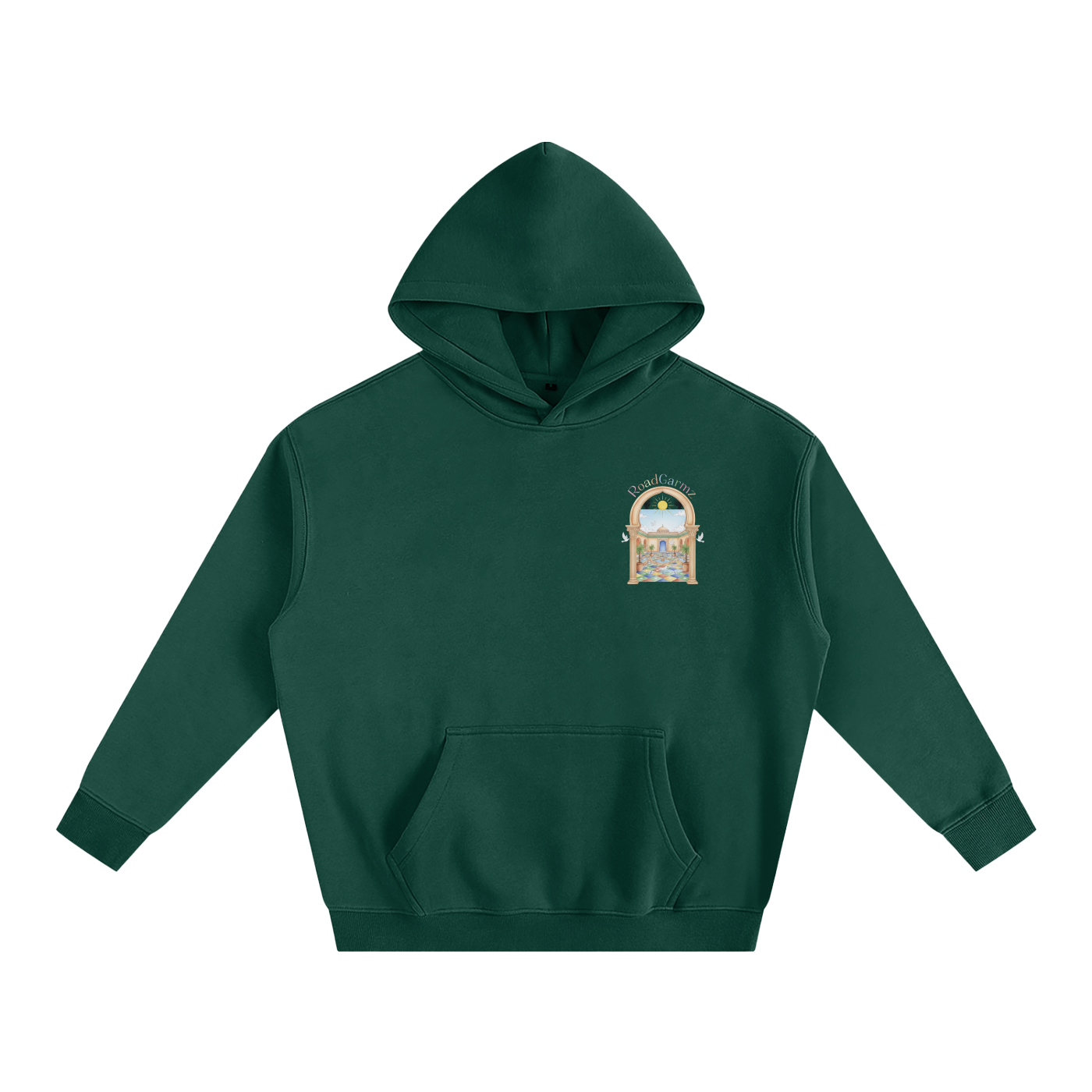 Black Paradise Fleeced Hoodie