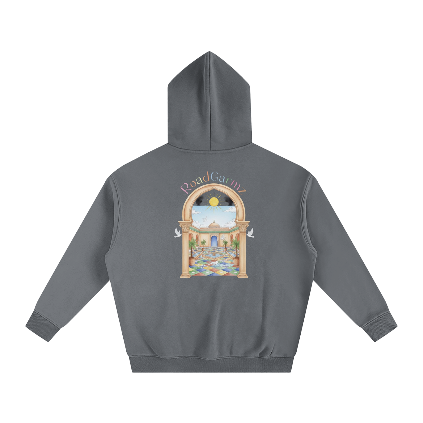 Black Paradise Fleeced Hoodie