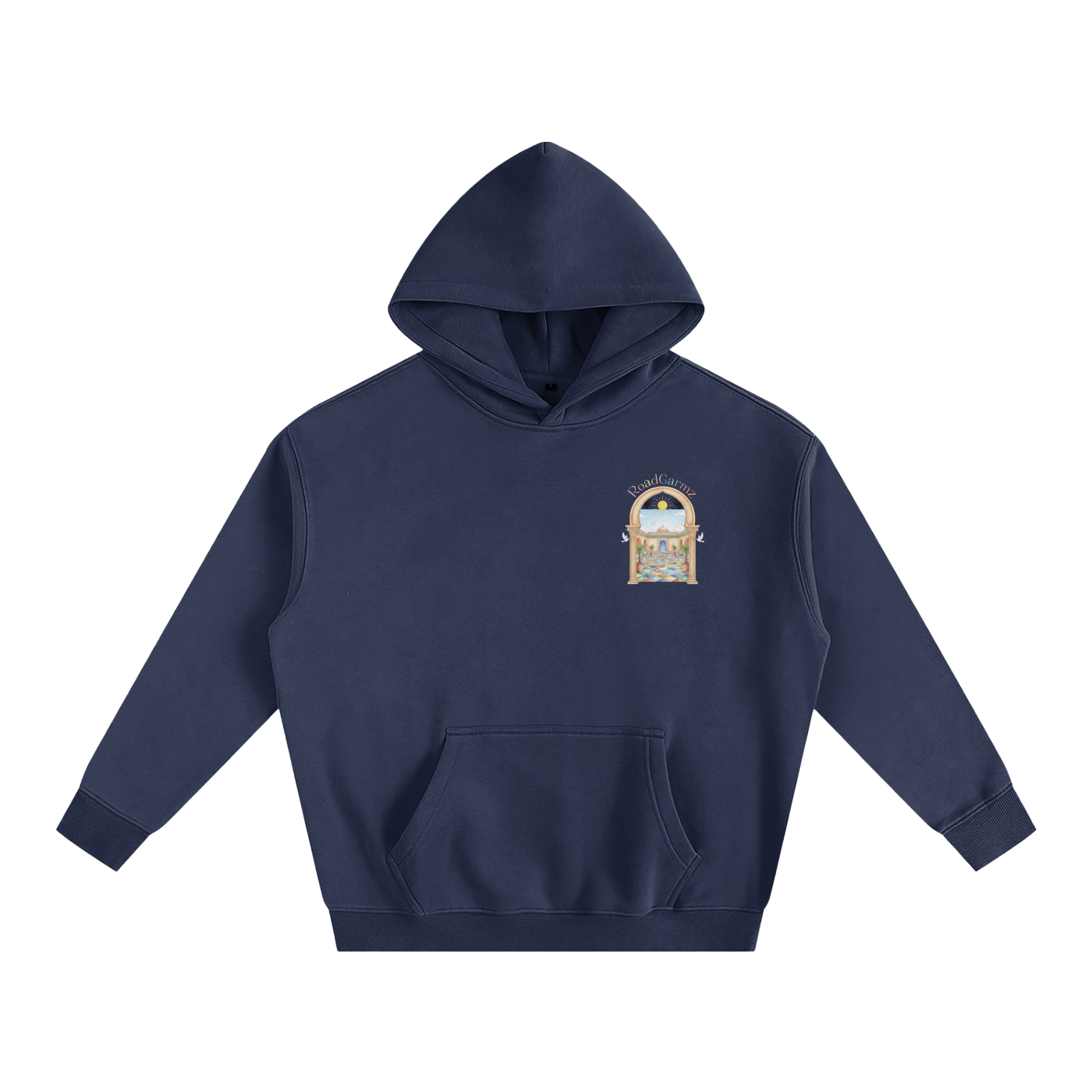 Black Paradise Fleeced Hoodie
