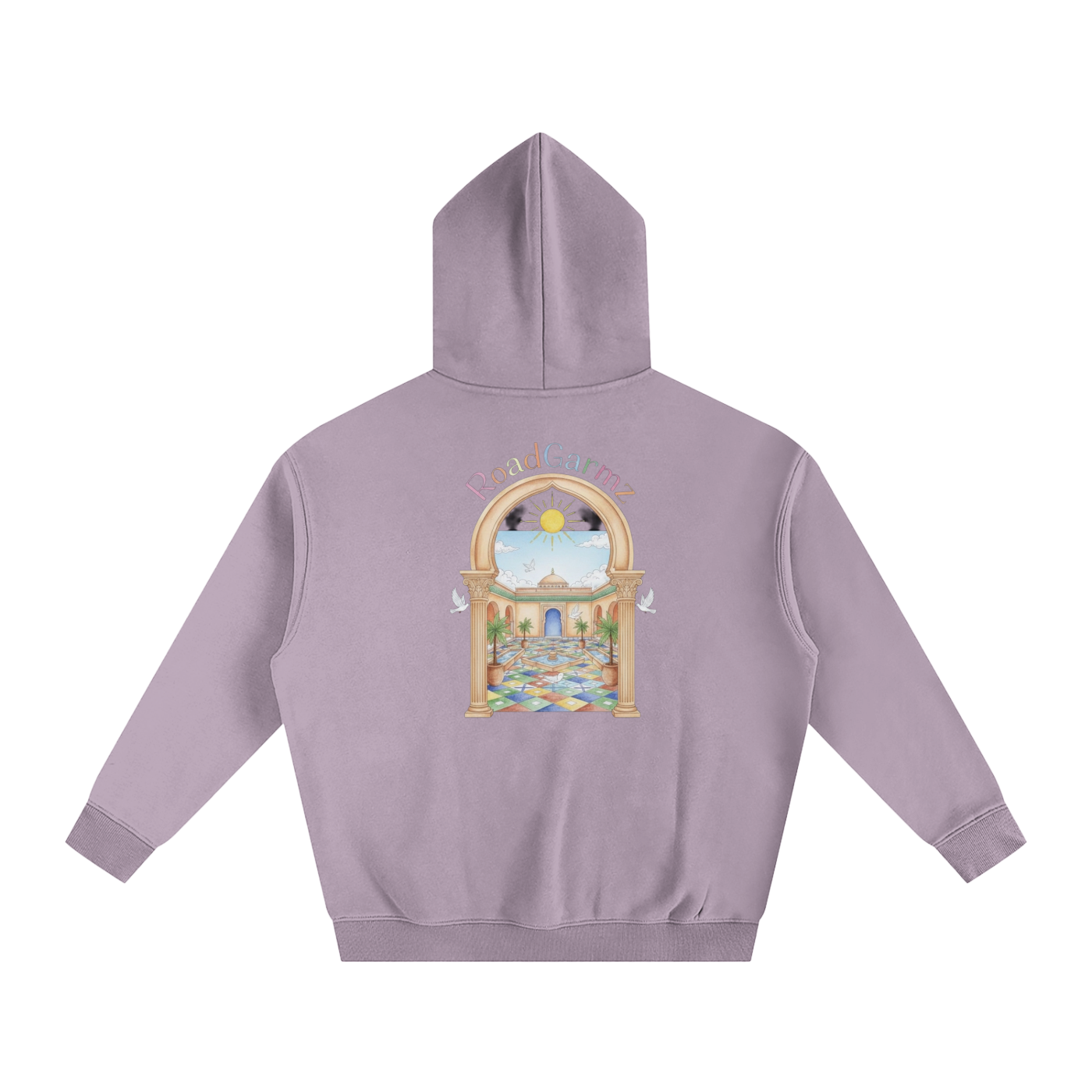 Black Paradise Fleeced Hoodie
