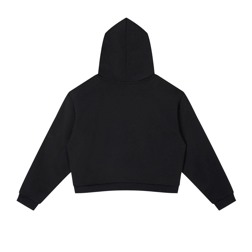 Road Stripes Cropped Hoodie
