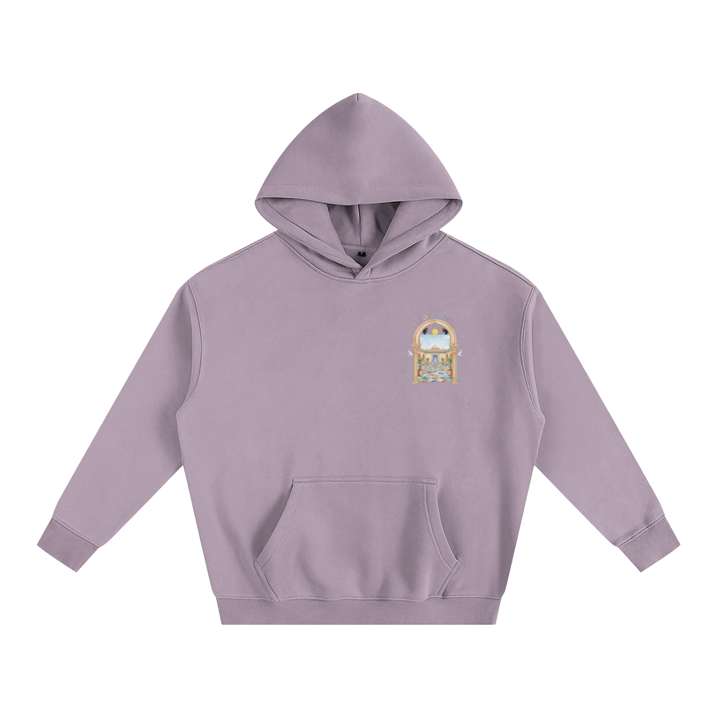 Black Paradise Fleeced Hoodie