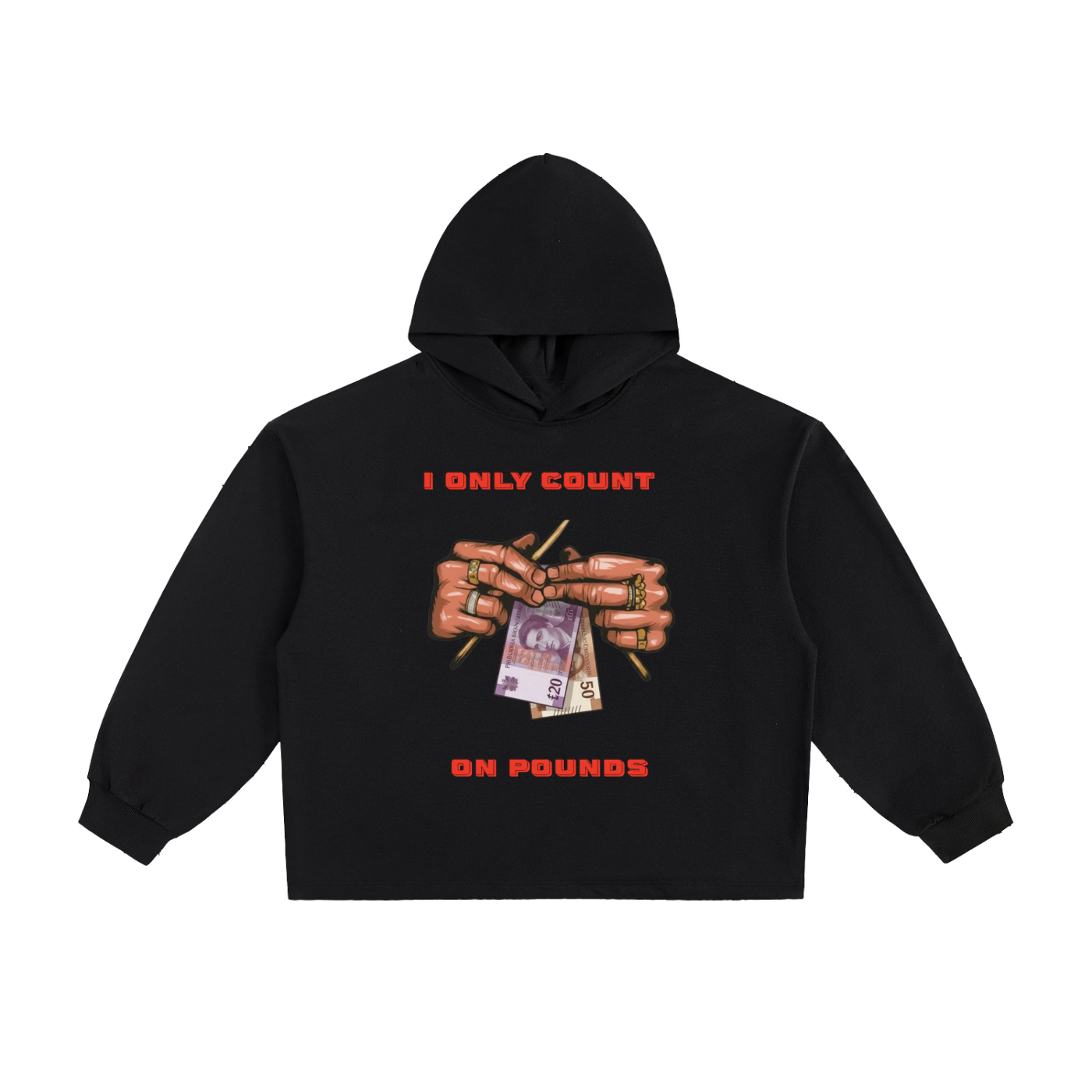 Money Magnet Hem Hoodie