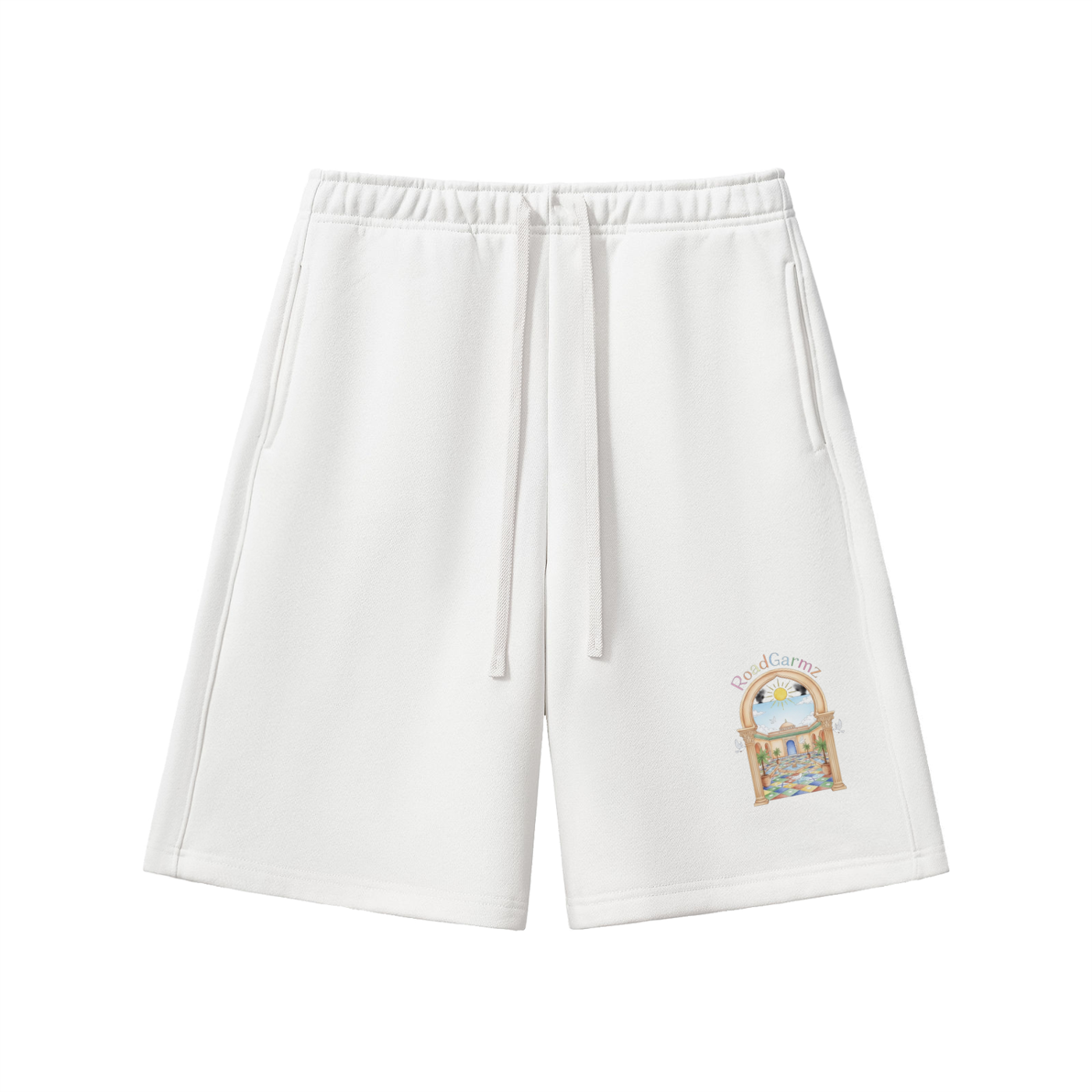 Black Paradise Fleece Shorts