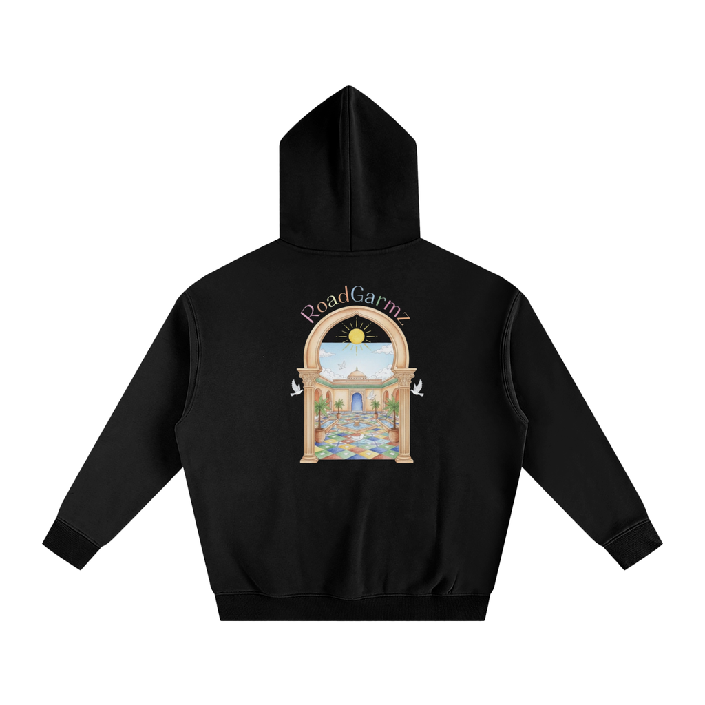 Black Paradise Fleeced Hoodie