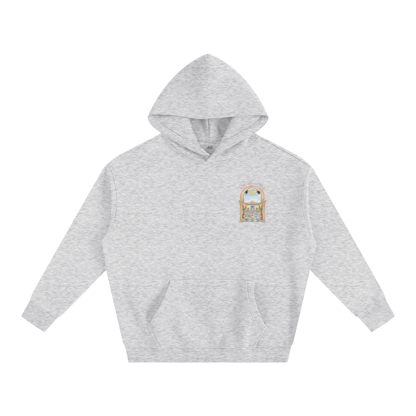 Black Paradise Fleeced Hoodie