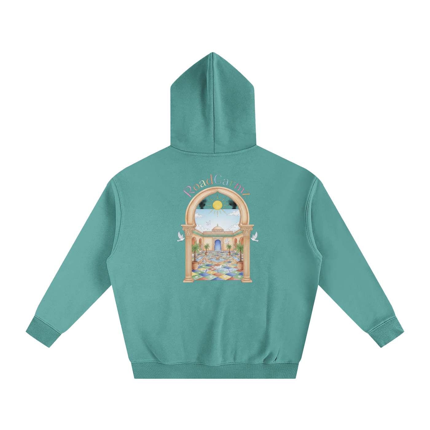 Black Paradise Fleeced Hoodie
