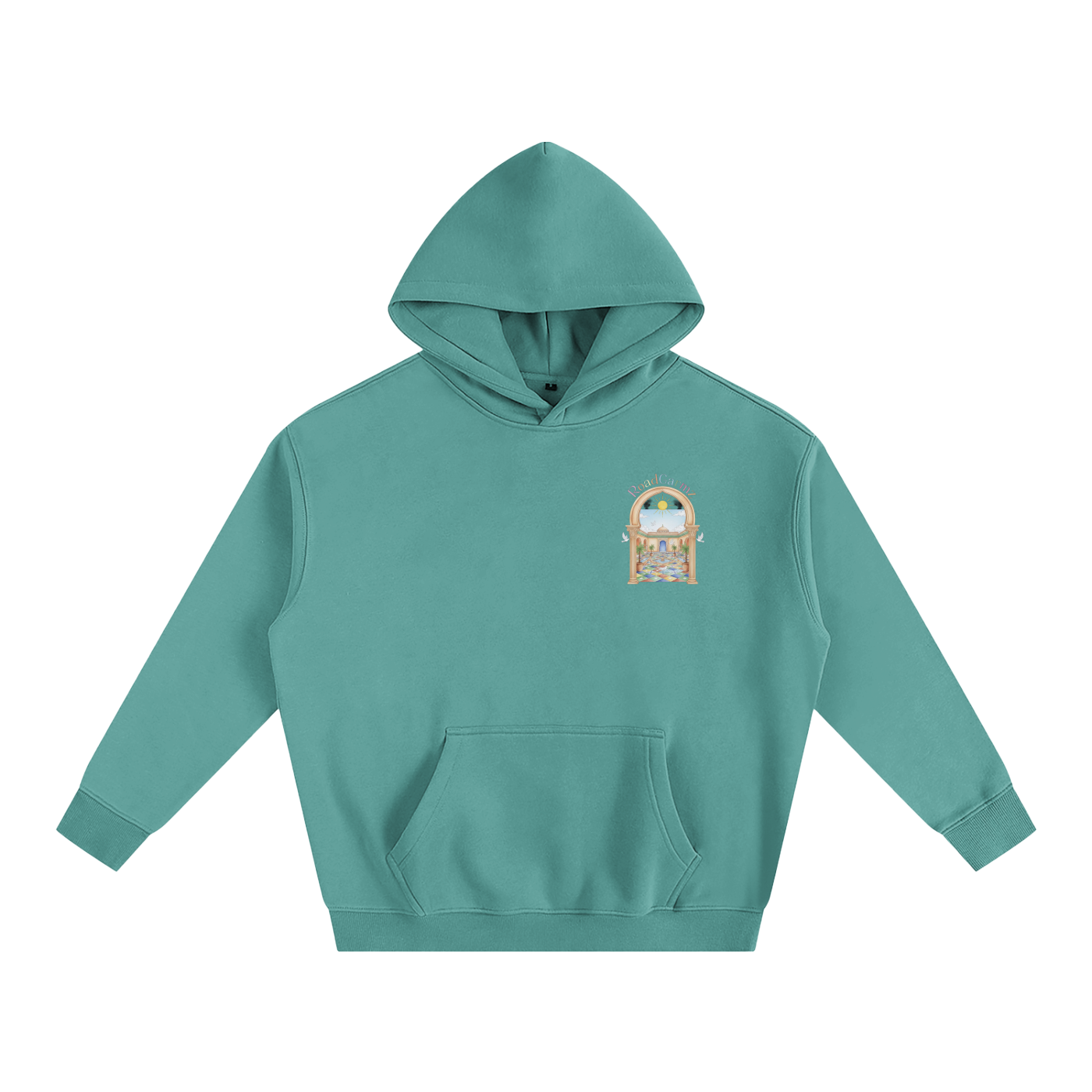 Black Paradise Fleeced Hoodie