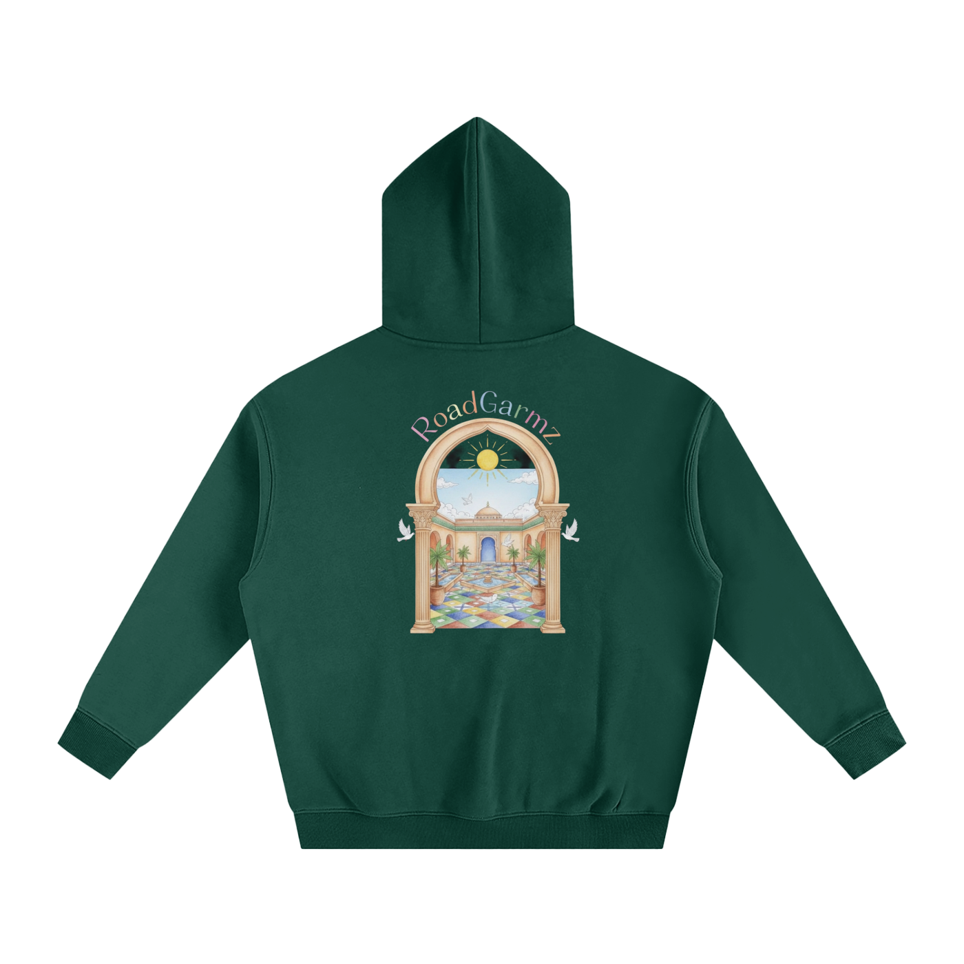 Black Paradise Fleeced Hoodie