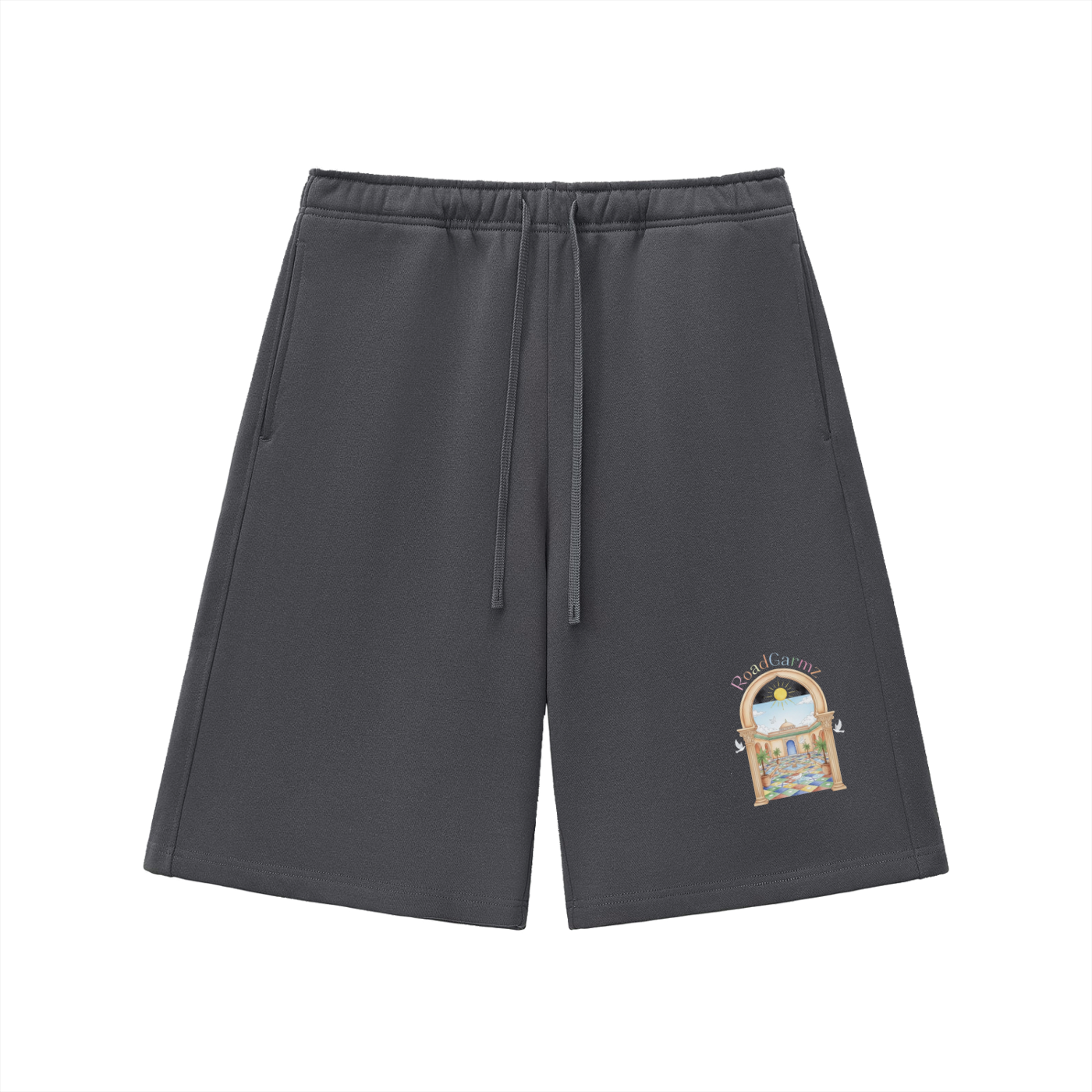 Black Paradise Fleece Shorts